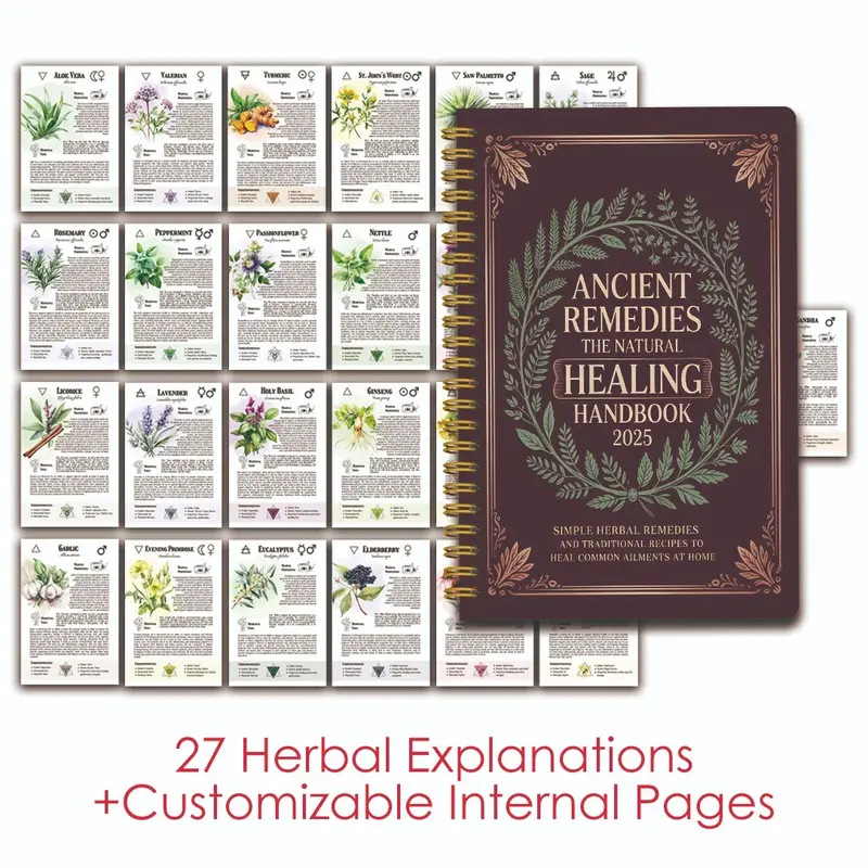 Health & Wellness Unlimited - Natural Remedies Handbook with Ancient Cures