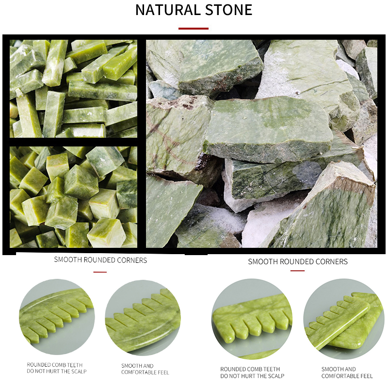 Natural Green Xiuyu Gua Sha Bo - Jade Gua Sha Tool recension och pris