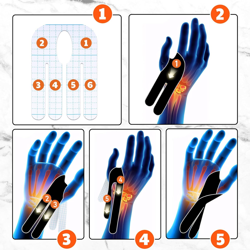 【5/10PCS] Precut Wrist Tape -  - Sports Taping Precut recension och pris