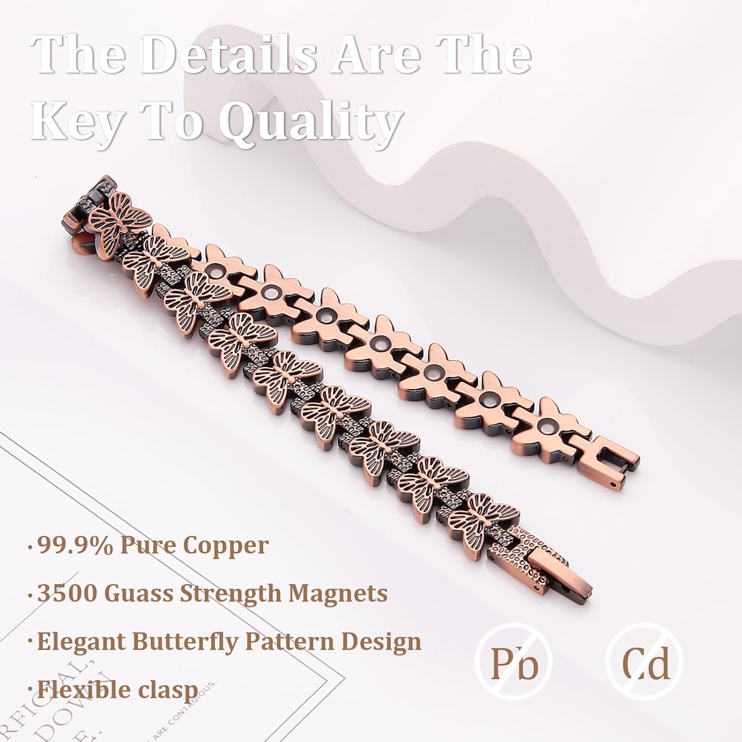 GMOX Premium Copper Magnetic B - Health Wellness Gifts Women recension och pris