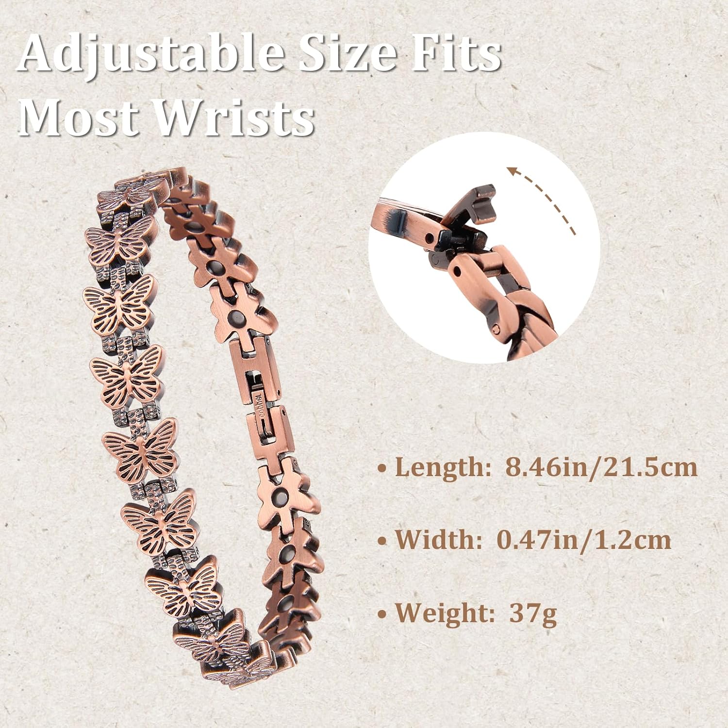 GMOX Premium Copper Magnetic B - Health Wellness Gifts Women recension och pris