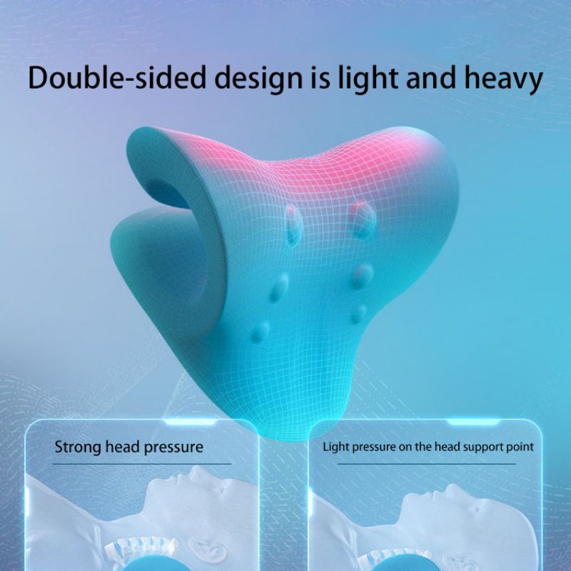 Neck Shoulder Stretcher Relaxe - Neck Traction Pillow recension och pris