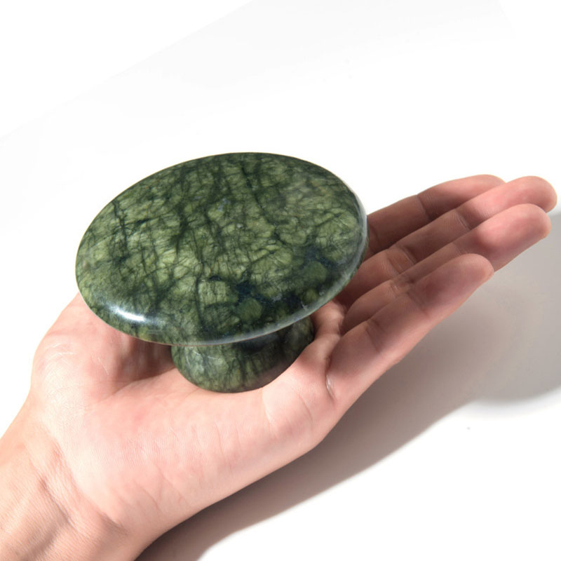 Natural Jade Mushroom Head Mas - Jade Gua Sha Tool recension och pris