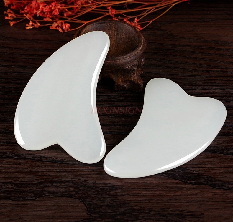 2pcs Natural jade facial shavi - Jade Gua Sha Tool recension och pris