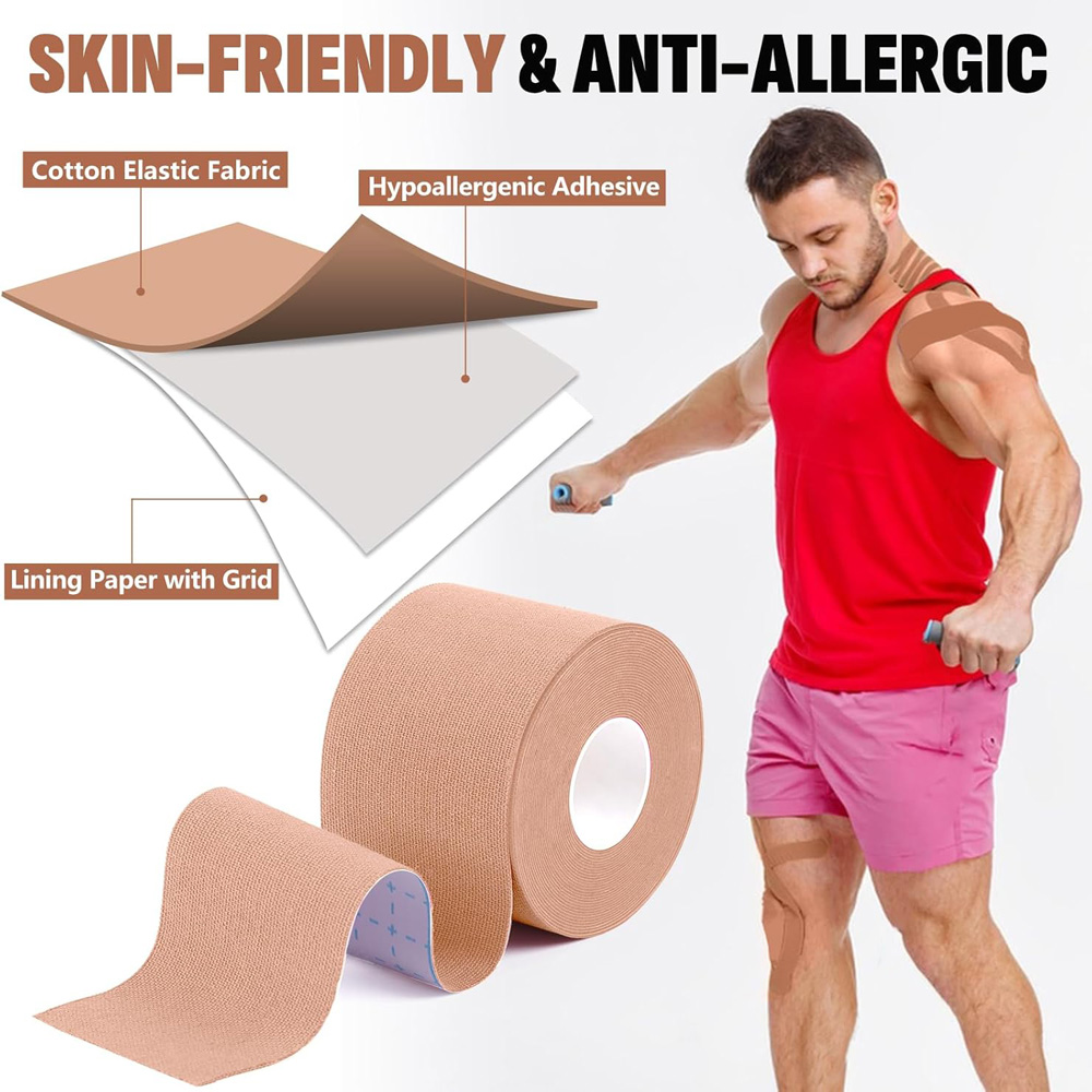 5 Roll Kinesiology Tape Precut - Kinesiology Tape Sports recension och pris
