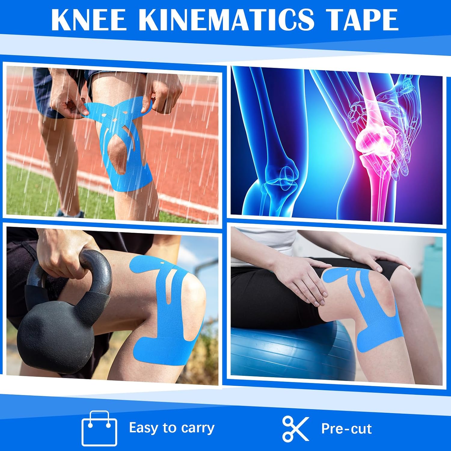 10PCS Precut Kinesiology Tape  - Kinesiology Tape Sports recension och pris