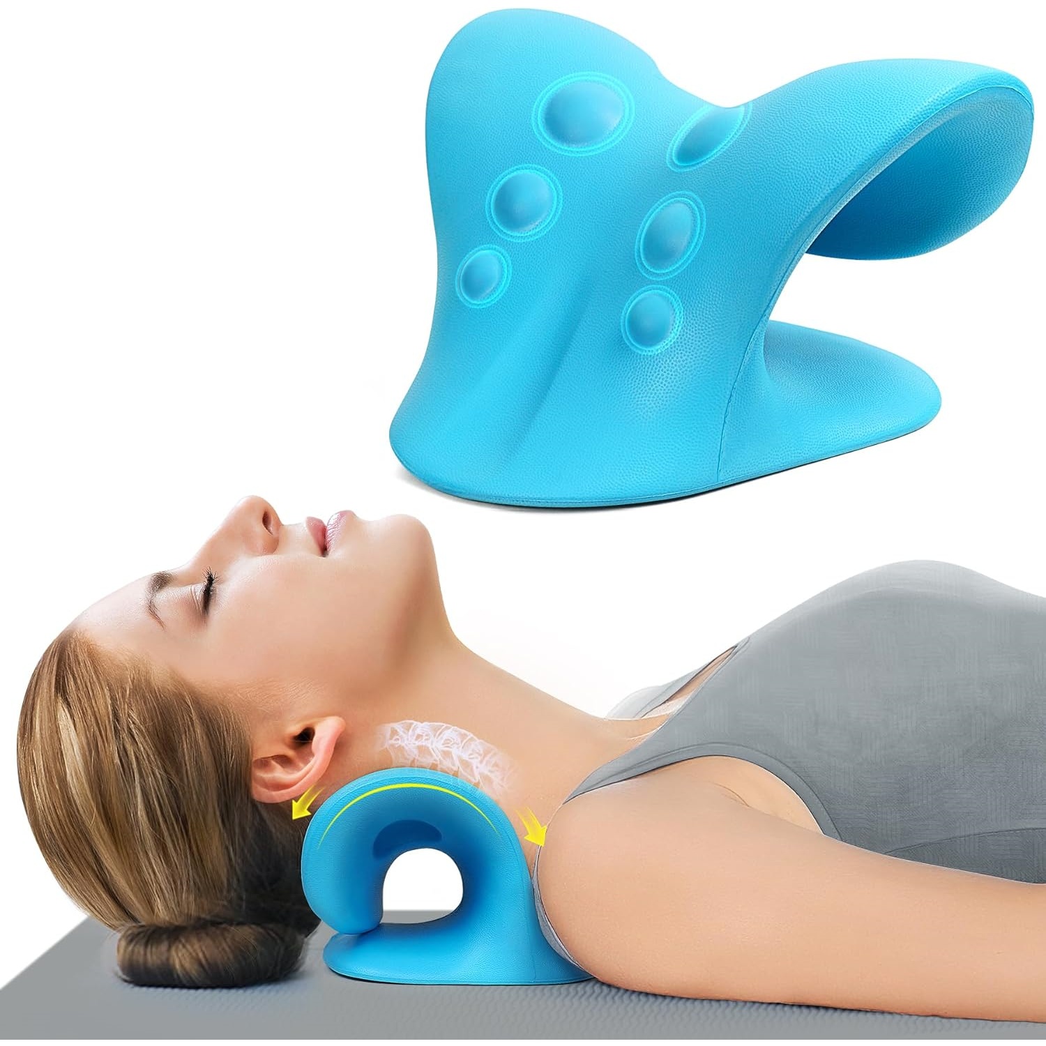 Neck Stretcher for Pain Relief - Neck Traction Pillow recension och pris
