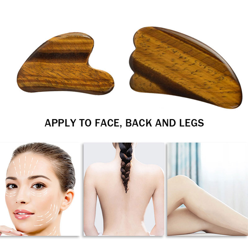 Natural Tiger Eye Jade Roller  - Jade Gua Sha Tool recension och pris