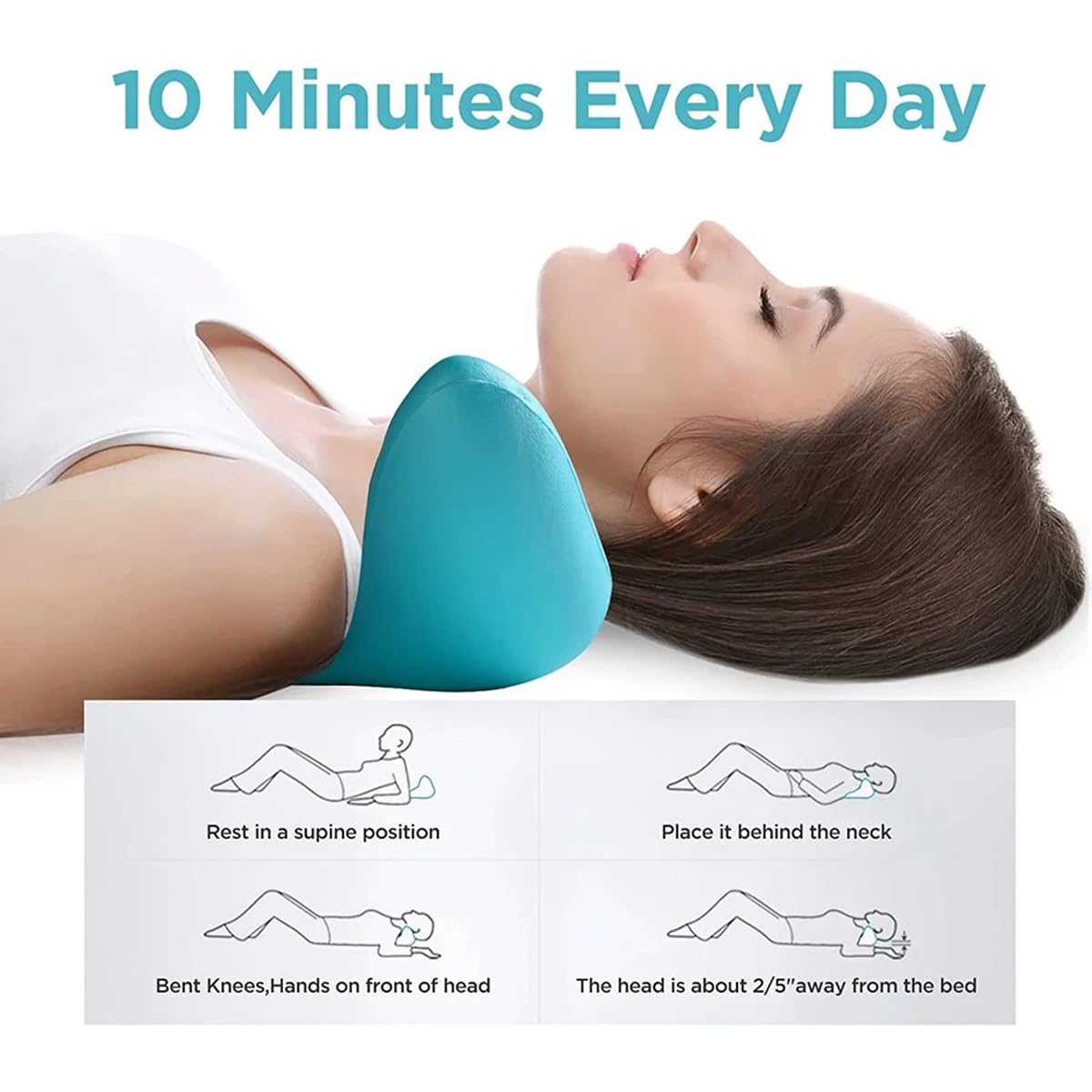 Neck and Shoulder Relaxer, Cer - Neck Traction Pillow recension och pris
