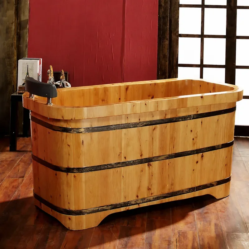 Sichuan Cedar Wood Bathtub for - Health Wellness Spa recension och pris