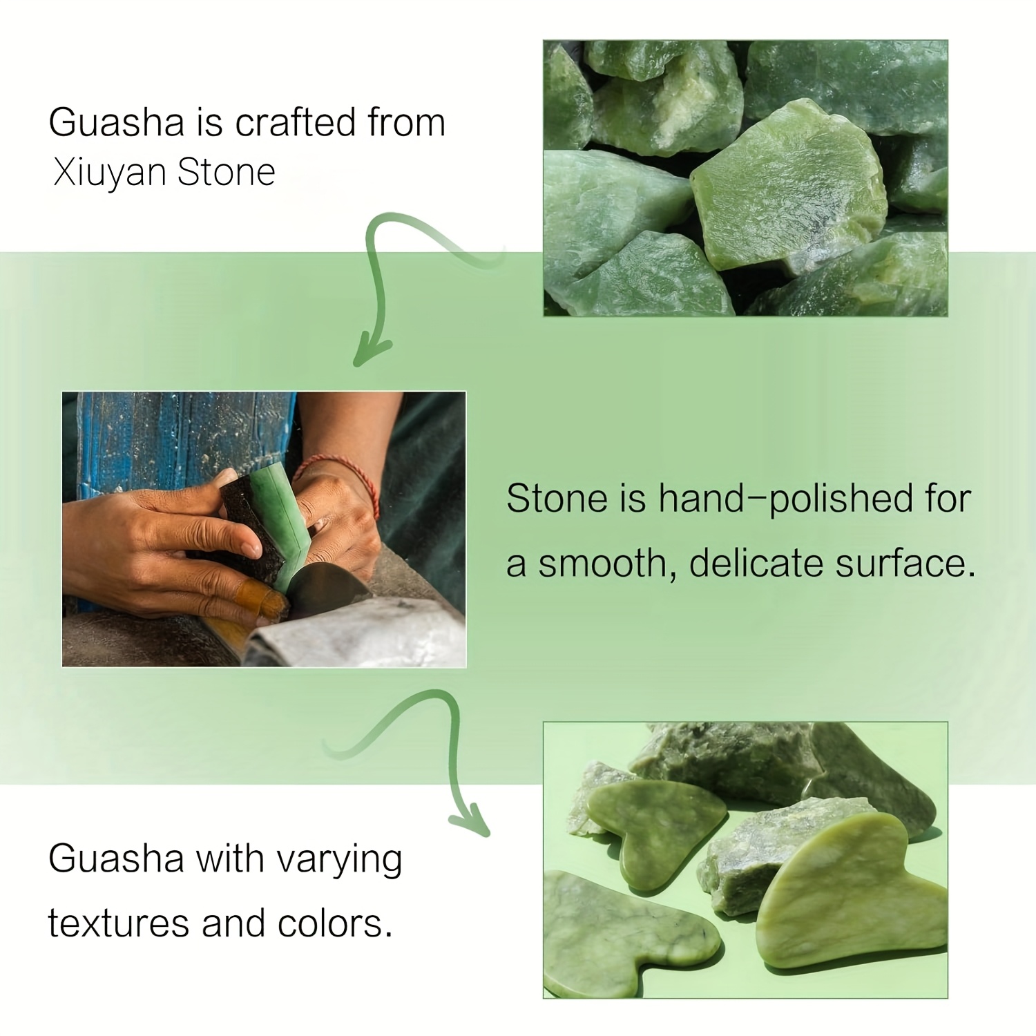 Facial Gua Sha Tool Jade Guash - Jade Gua Sha Tool recension och pris