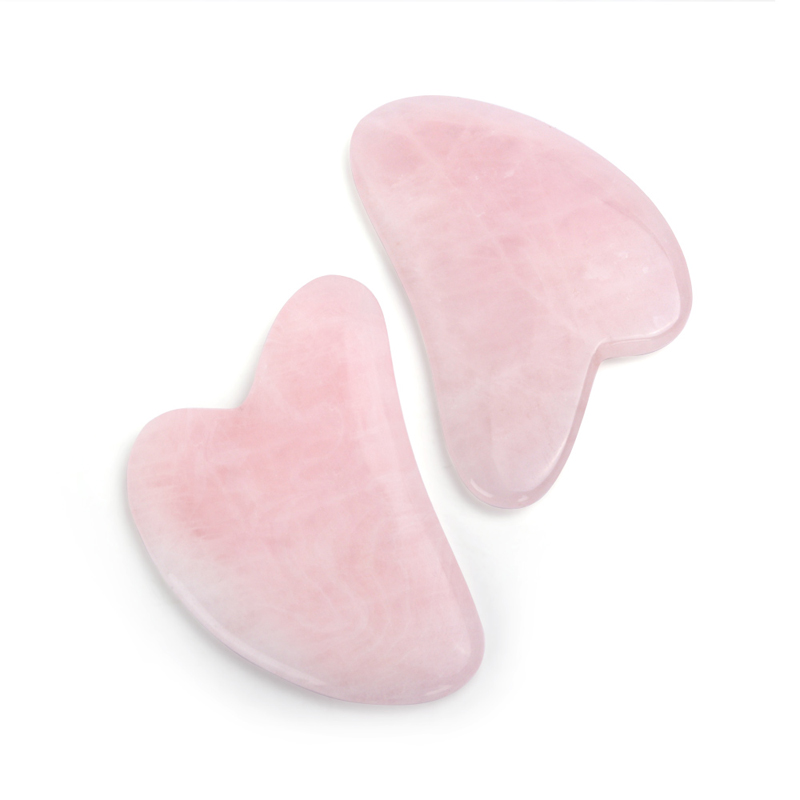 Rose Quartz Jade Guasha Massag - Jade Gua Sha Tool recension och pris