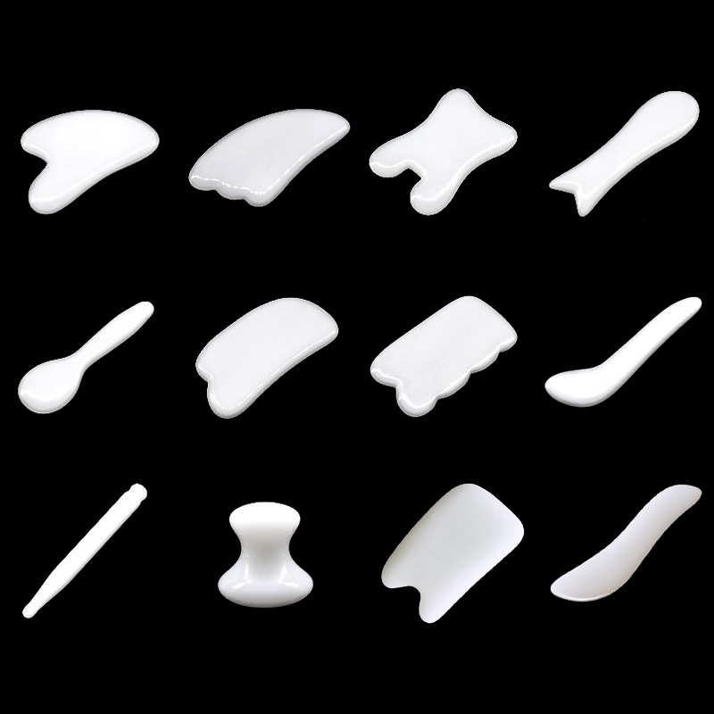 Natural White Jade Gua Sha Boa - Jade Gua Sha Tool recension och pris
