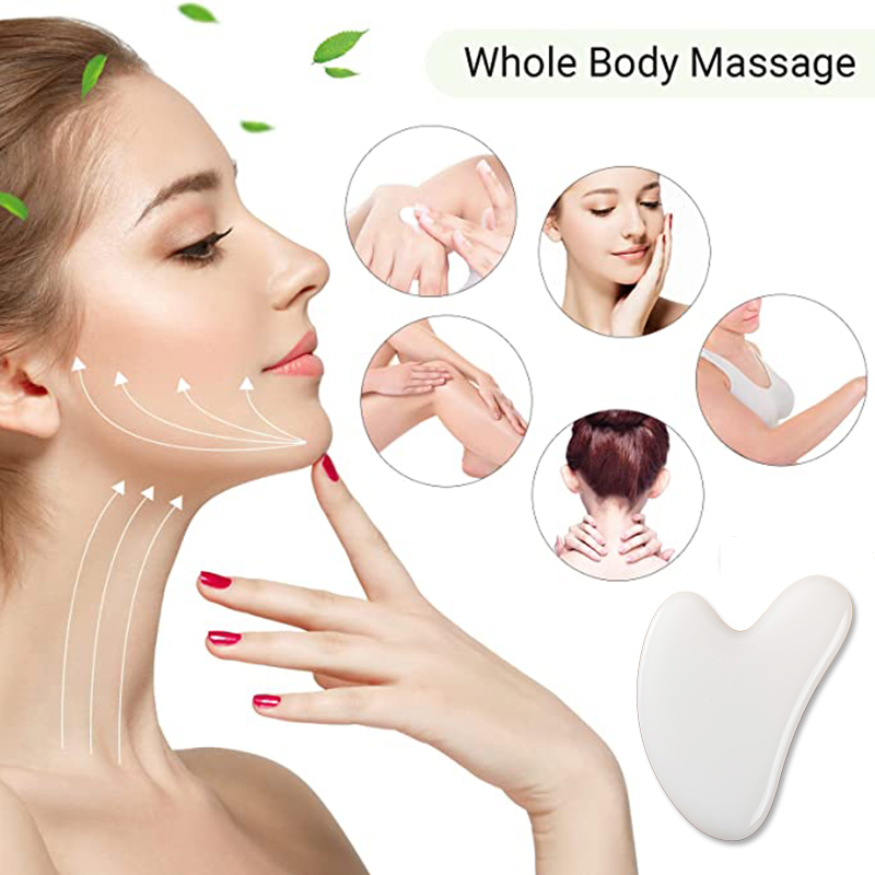 Natural White Jade Gua Sha Boa - Jade Gua Sha Tool recension och pris