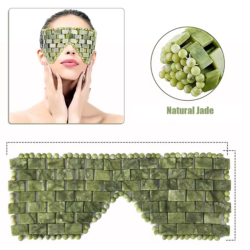 Natural Xiuyan Jade Facial Mas - Jade Gua Sha Tool recension och pris
