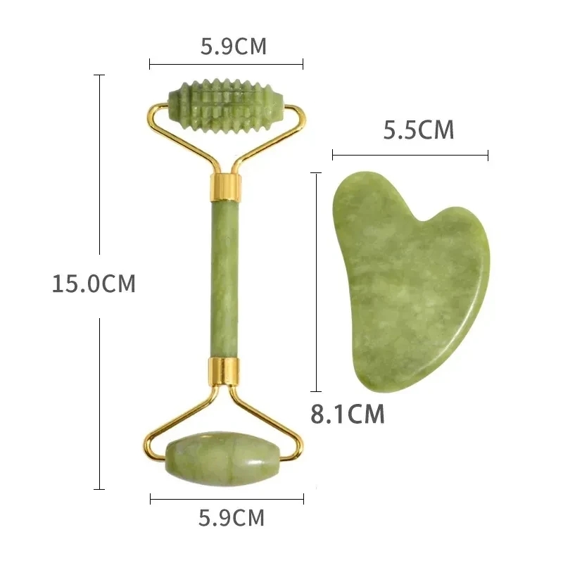 Natural Xiuyan Jade Facial Mas - Jade Gua Sha Tool recension och pris