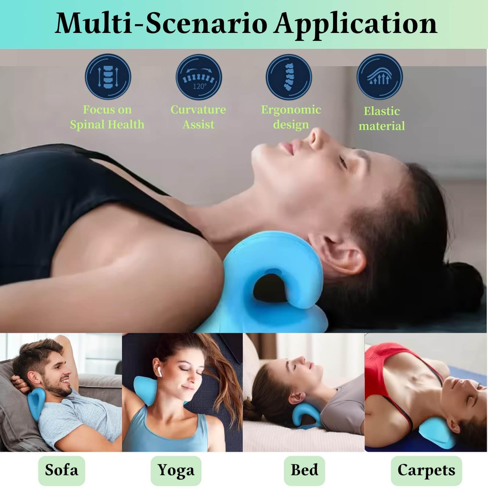 Neck And Shoulder Relaxer Cerv - Neck Traction Pillow recension och pris